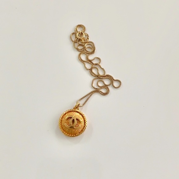 CHANEL Jewelry - Authentic Chanel button charm necklace